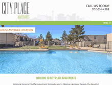 Tablet Screenshot of cityplacelv.com